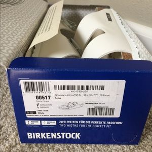 birkenstock white arizona sandal